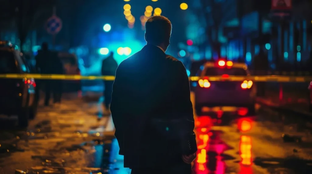 Discover Detective Agency in Indore. detective inspect suspect area.